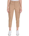 Calvin Klein Size 10 High-Rise Stretch Twill Cargo Ankle Pants - Teak NWT