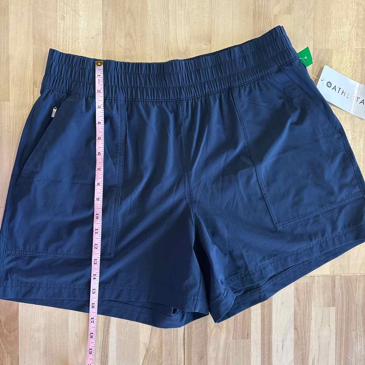 Athleta Size L Blue New Athletic Shorts