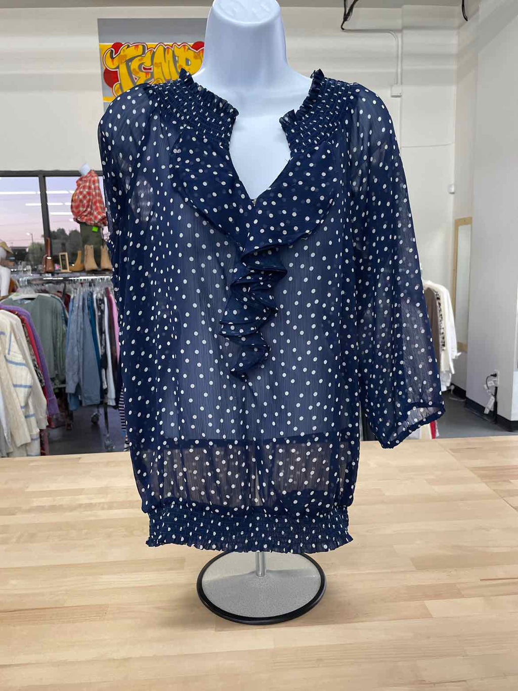 Old Navy Size M Blue Blouse