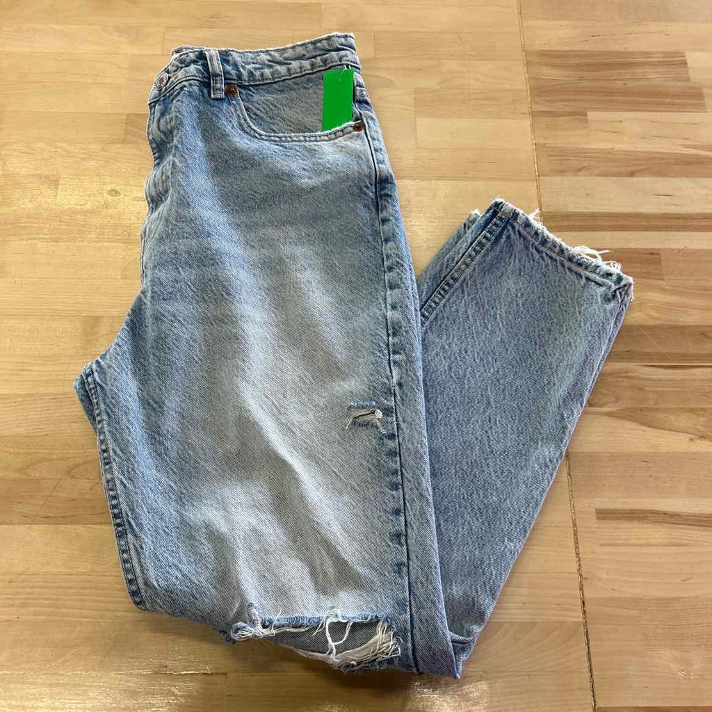 zara Size 8 Light Blue Denim Preloved Jeans