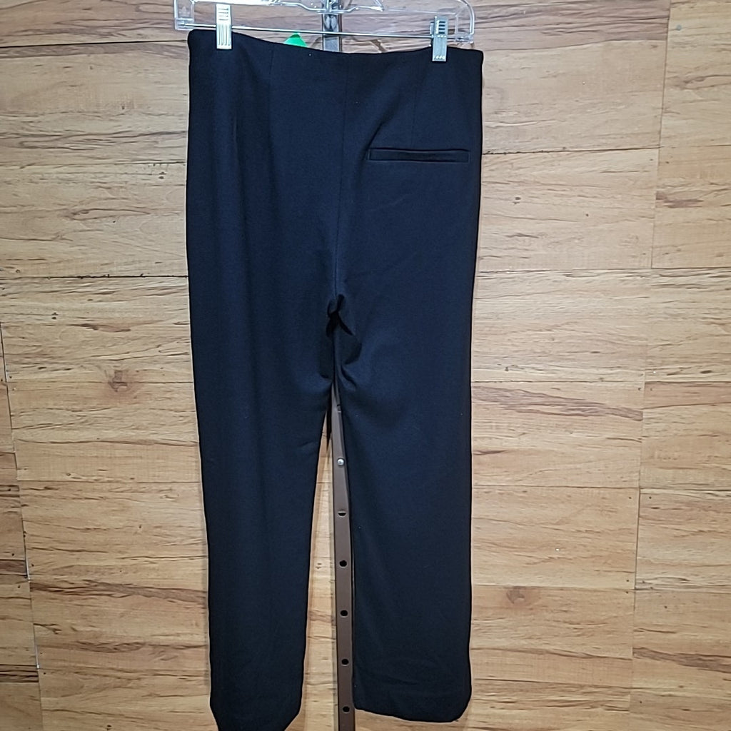 Vince. Size 2 Cozy Easy Black Wool Blend Flare Pants NWT