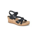 Baretraps Women's Farah Wedge Sandals, Black, 9M