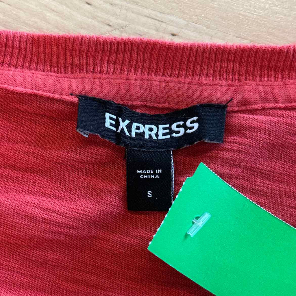 Express Size S Red Preloved Blouse SS