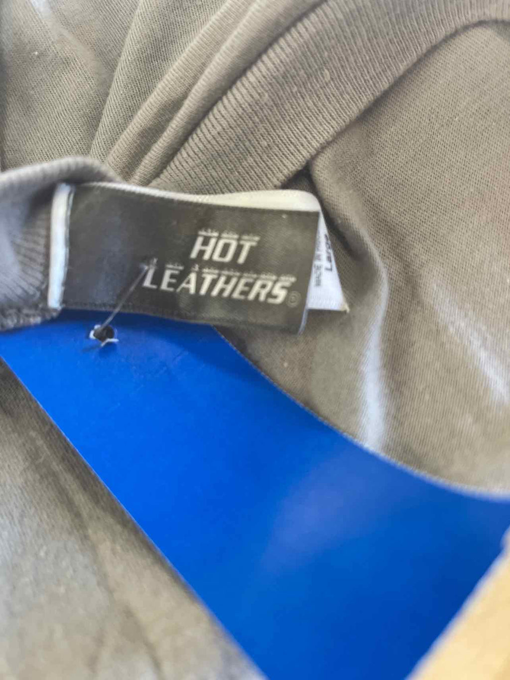 Hot Leathers Size L Gray Preloved T-Shirt SS