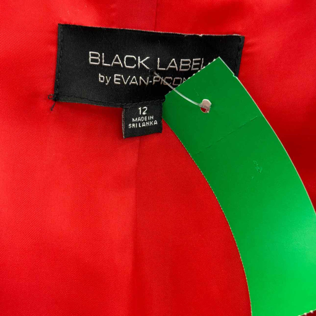 Black Label Size 12 Orange Preloved Dress
