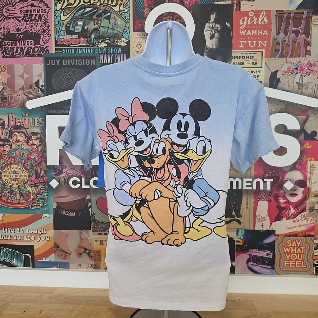 Disney Size XS Blue New T-Shirt SS