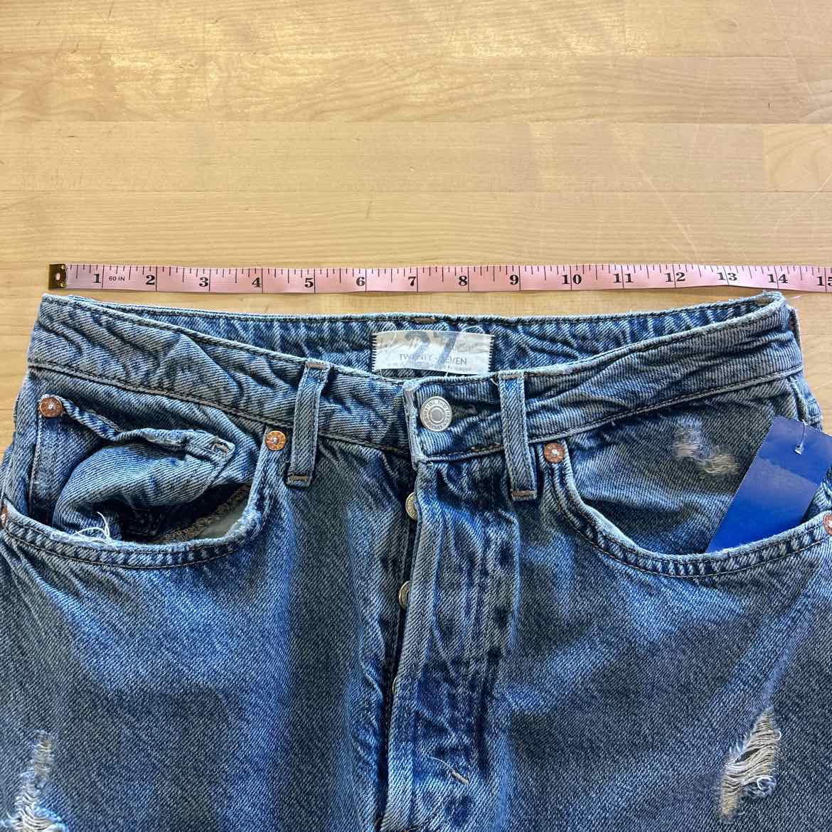 we the free Size 27 Blue Denim Preloved Jeans