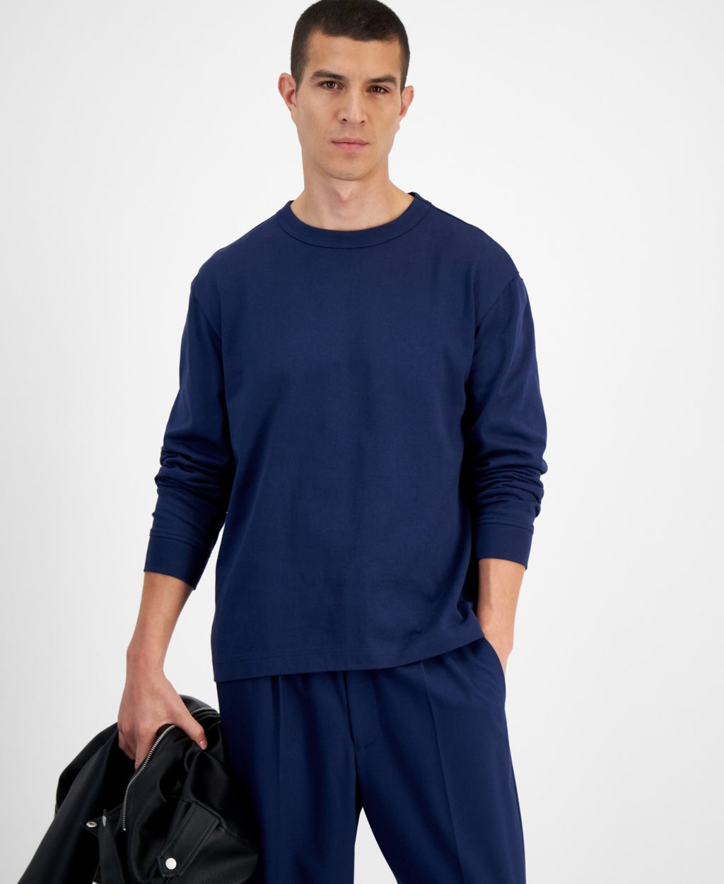 Mode of One Men's Long-Sleeve Relaxed-Fit T-Shirt