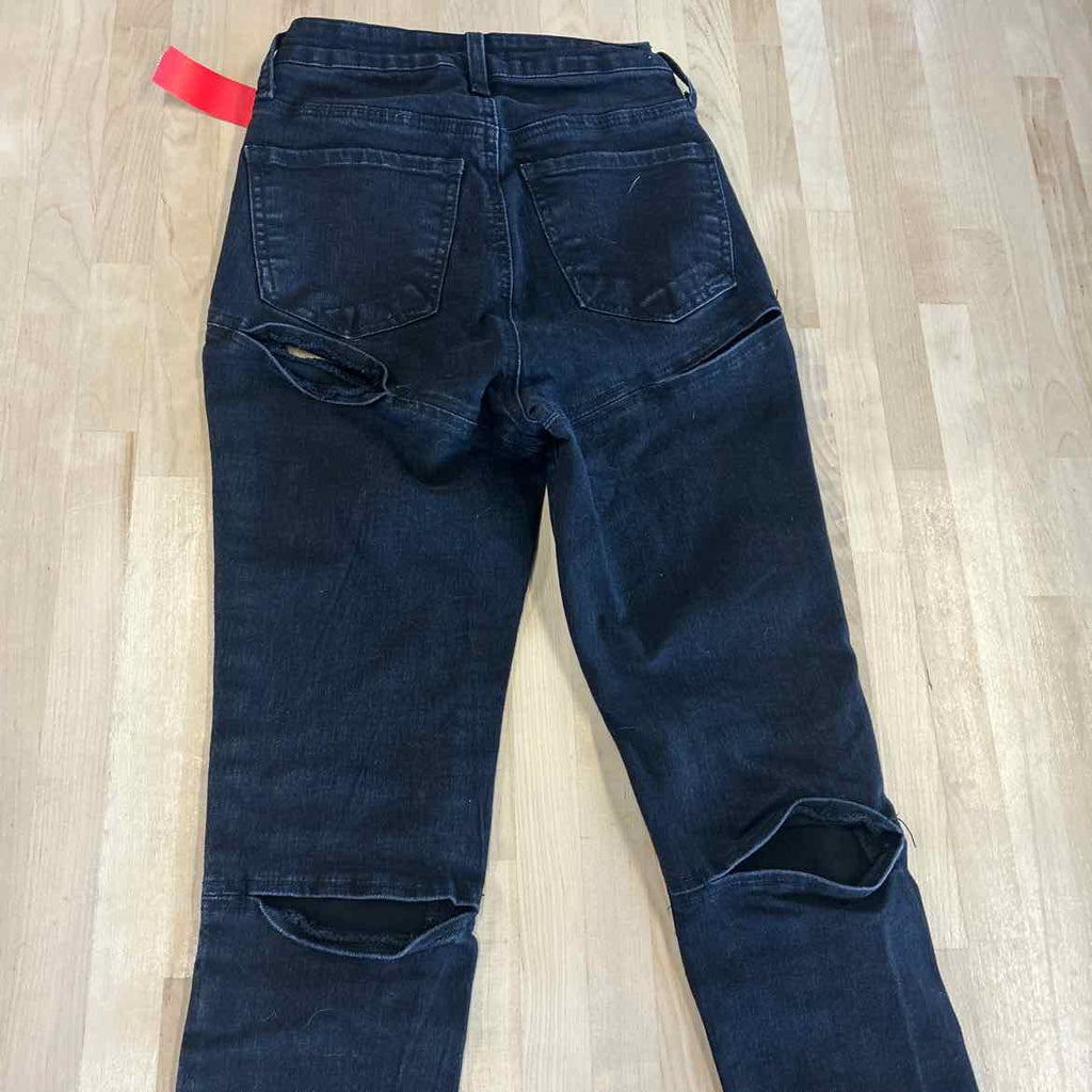 Fashion Nova Size 0 Black Preloved Jeans
