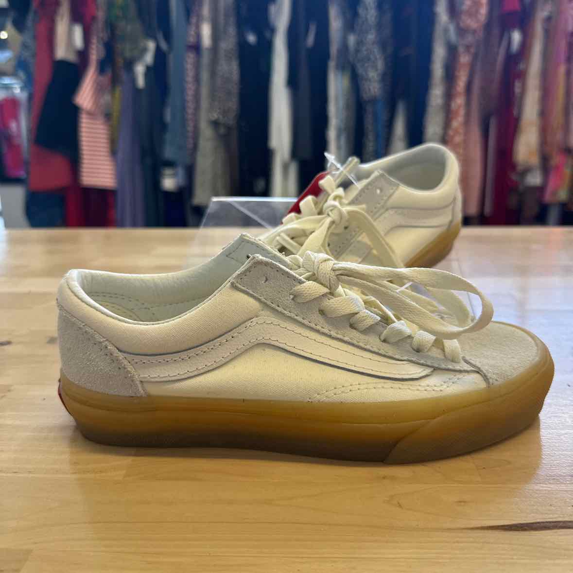 Vans Shoe Size 5 White Sneakers