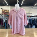 INC Size L Pink MENS Button Down Shirt