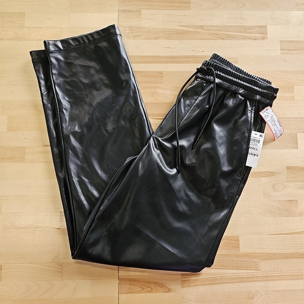 Mode of One Men's Relaxed-Fit Faux-Leather Pull-on Pants