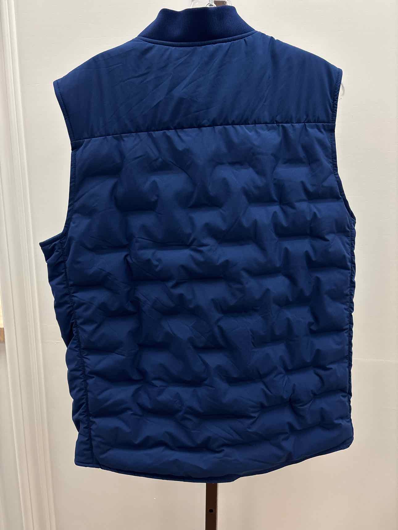 Alfani Size M Men's Welded Alfatech Contrast-Trim Full-Zip Vest