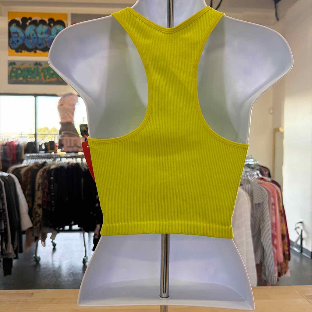 Zella Size L Neon green Used Tank