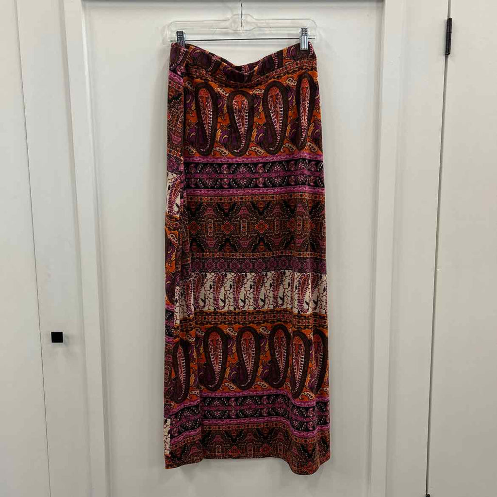 Ambiance Size 3X orange pink black Preloved Skirt
