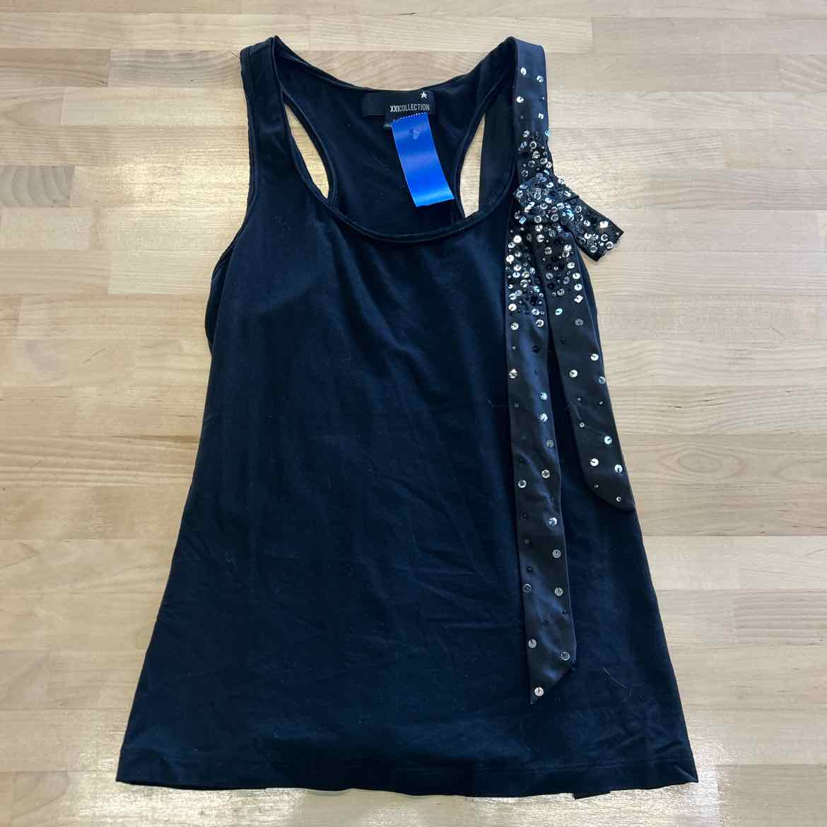 XXI Size S Black Sequined Tank