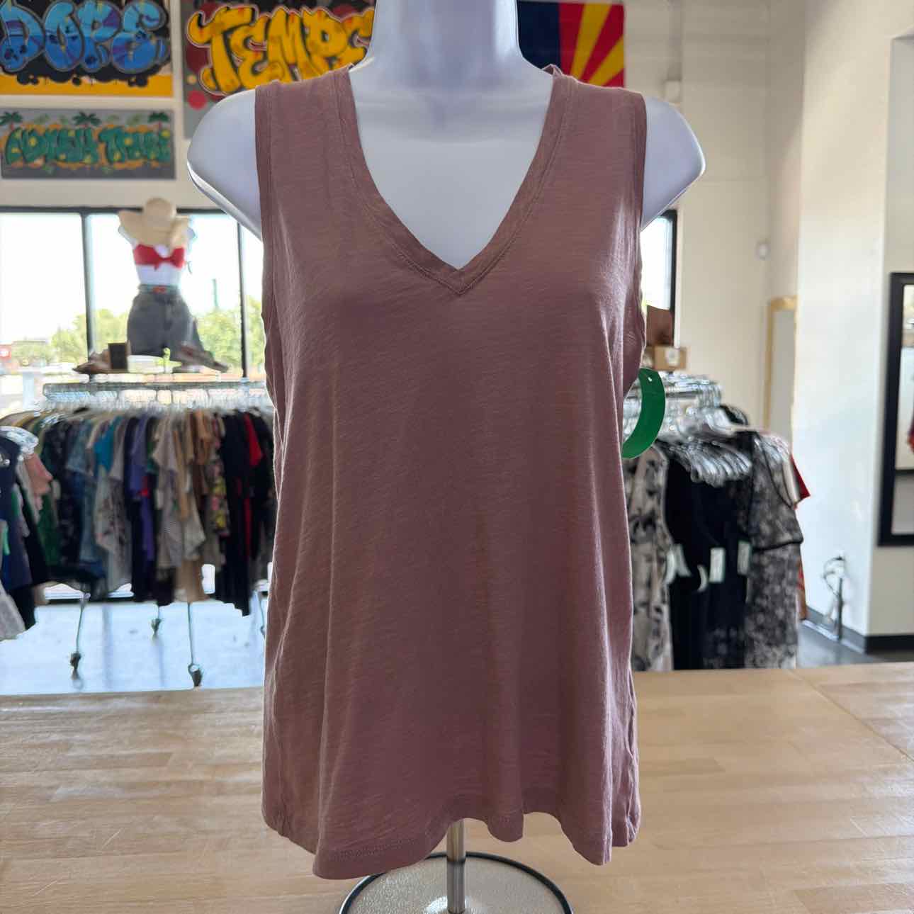 Madewell Size XS Mauve Preloved Tank