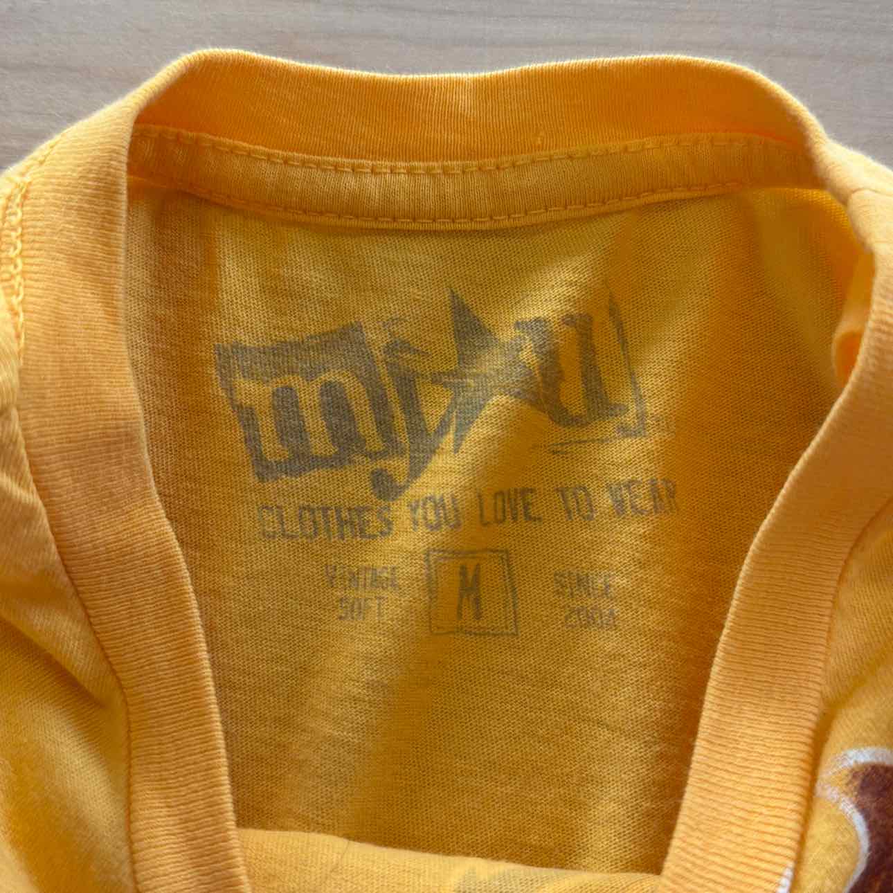 ASU Size M Yellow Preloved T-Shirt SS