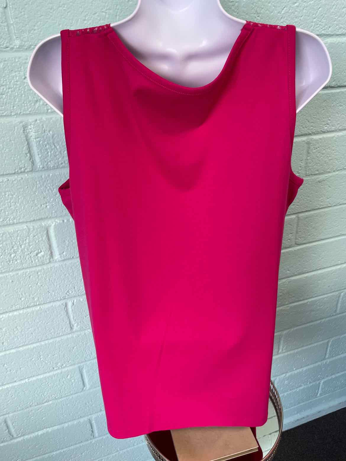 Tanjay Size L Hot Pink Tank