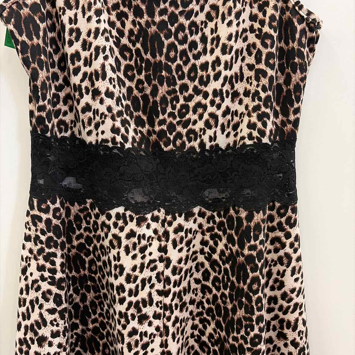 Casting Size L Black Brown Lace Preloved Dress