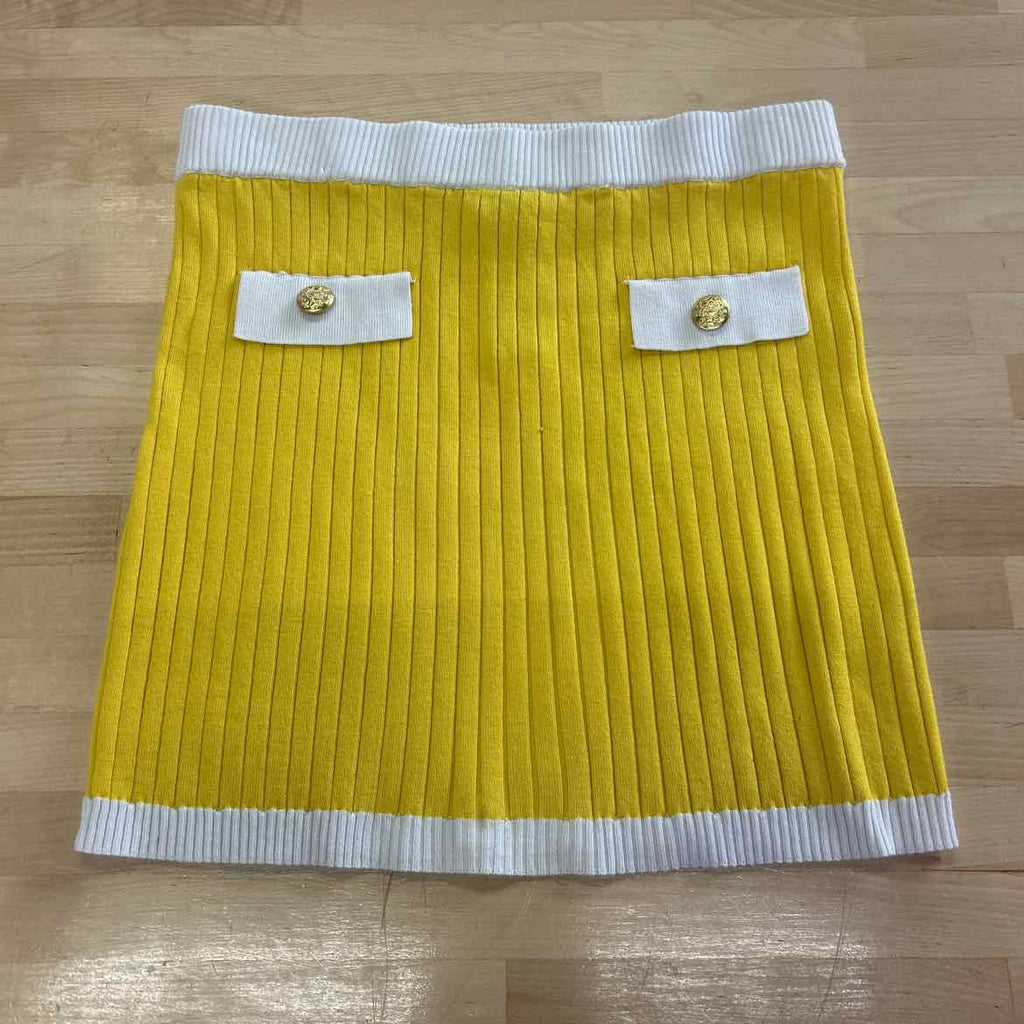 Almost Famous Size 2X Yellow Preloved Skirt