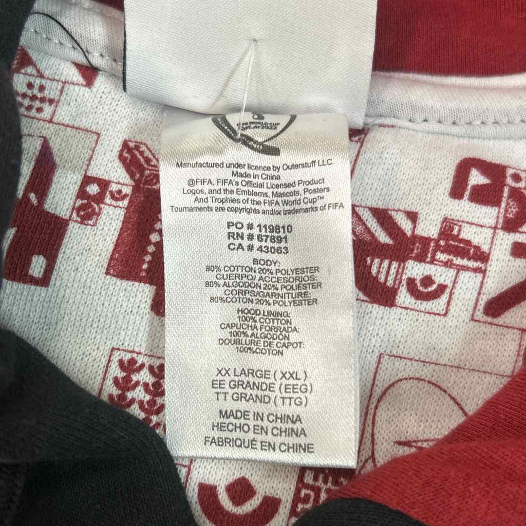 Fifa Size XXL Black Red Preloved Sweater