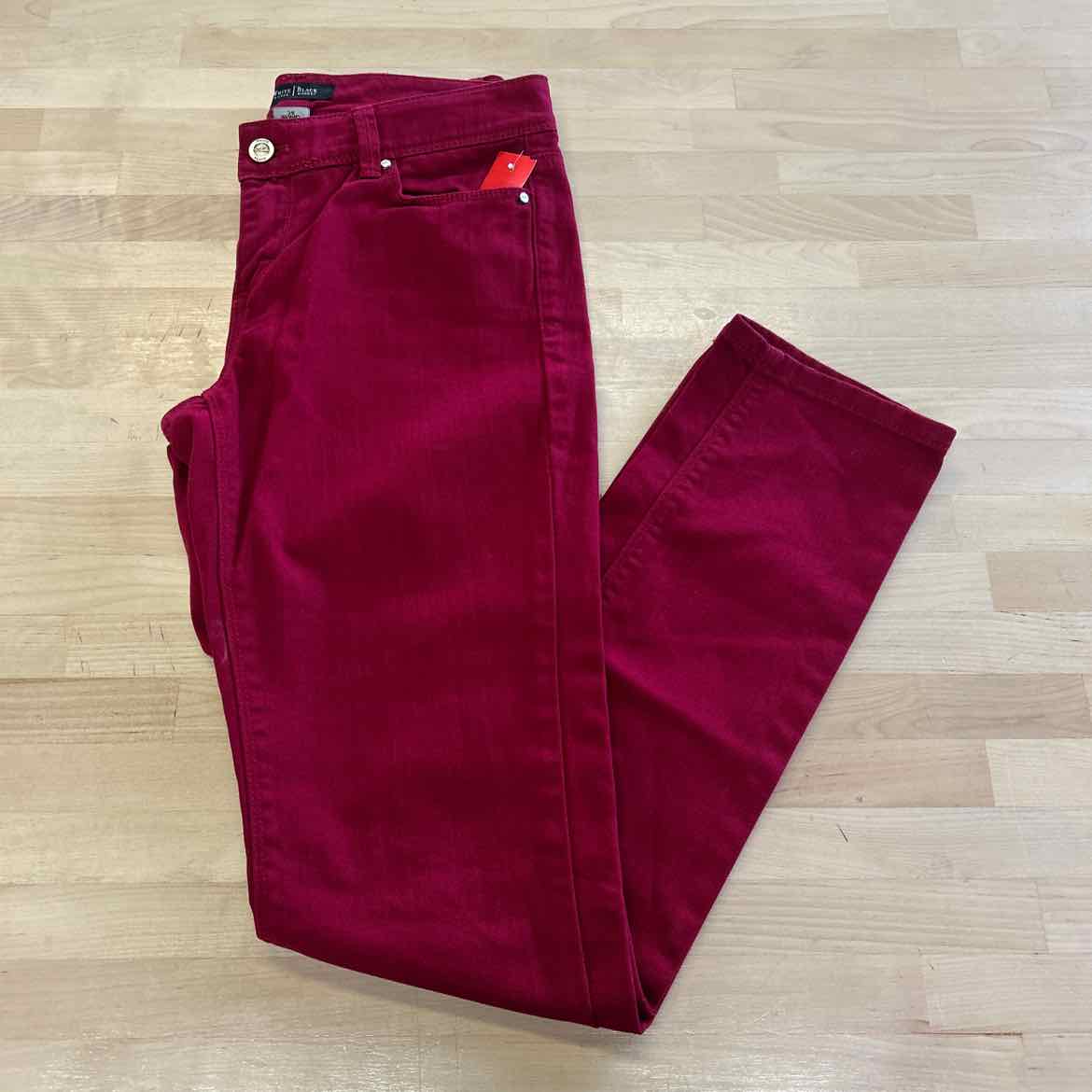 White House Black Market Size 2 Red Denim Preloved Jeans