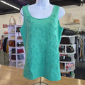 Jones New York Size L Green Preloved Sleeveless