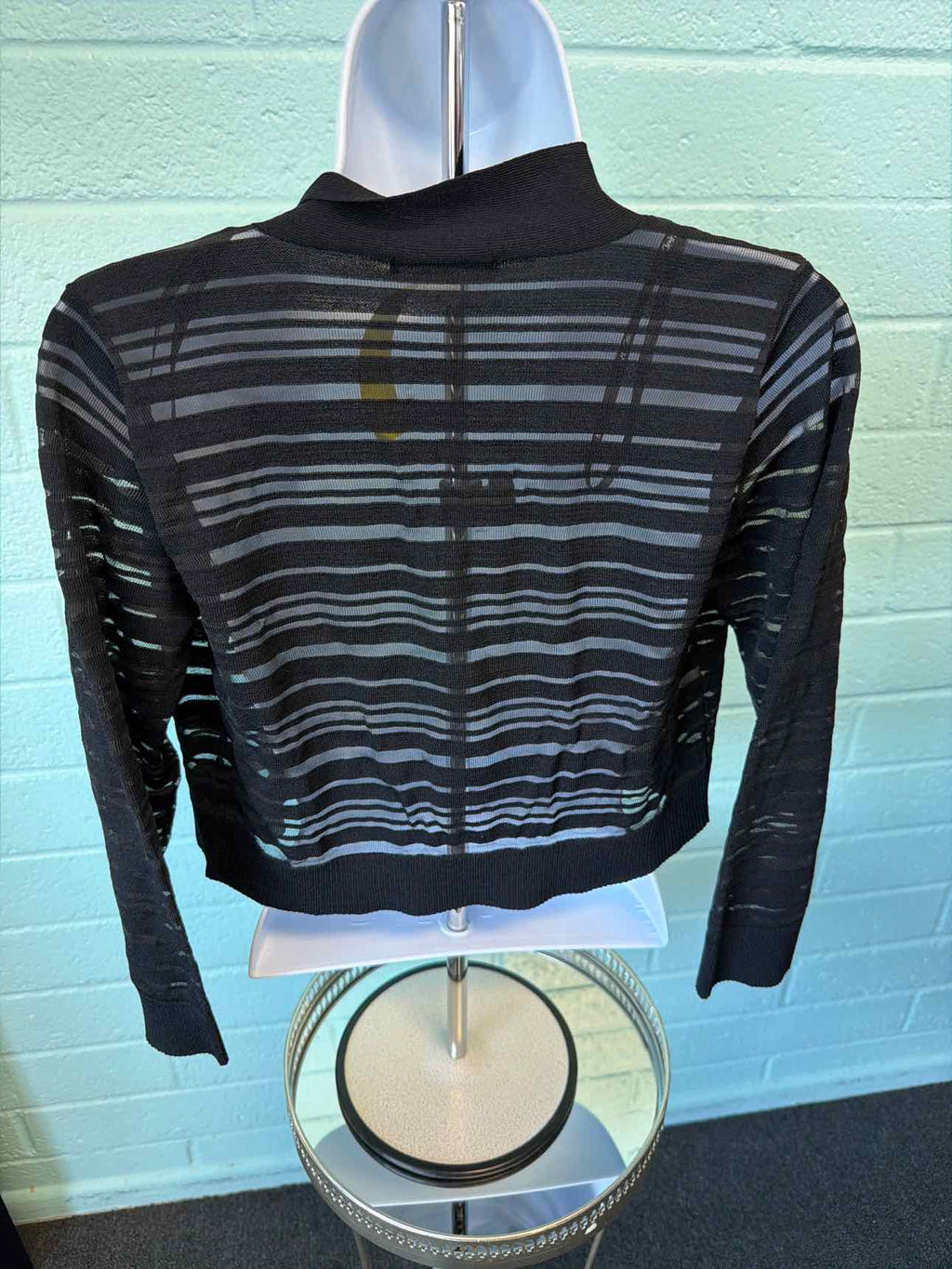 Calvin Klein Size M Black cardigan Sweater