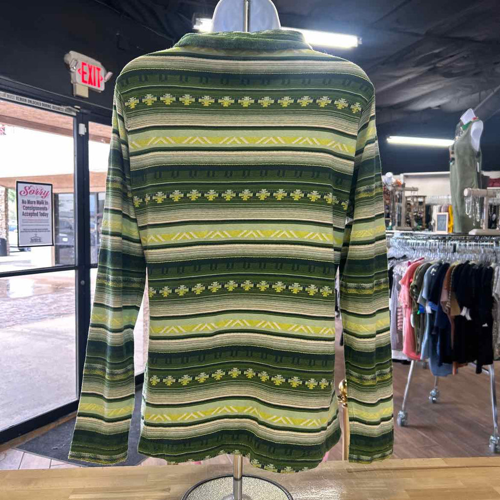 Woolrich Size M Yellow Green Preloved Turtleneck