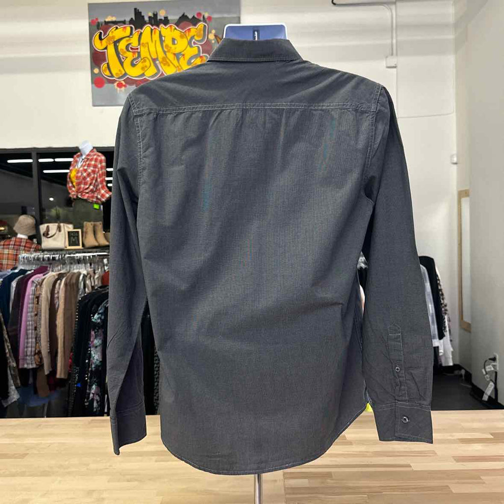 American Rag Size M Gray MENS Button Down Shirt
