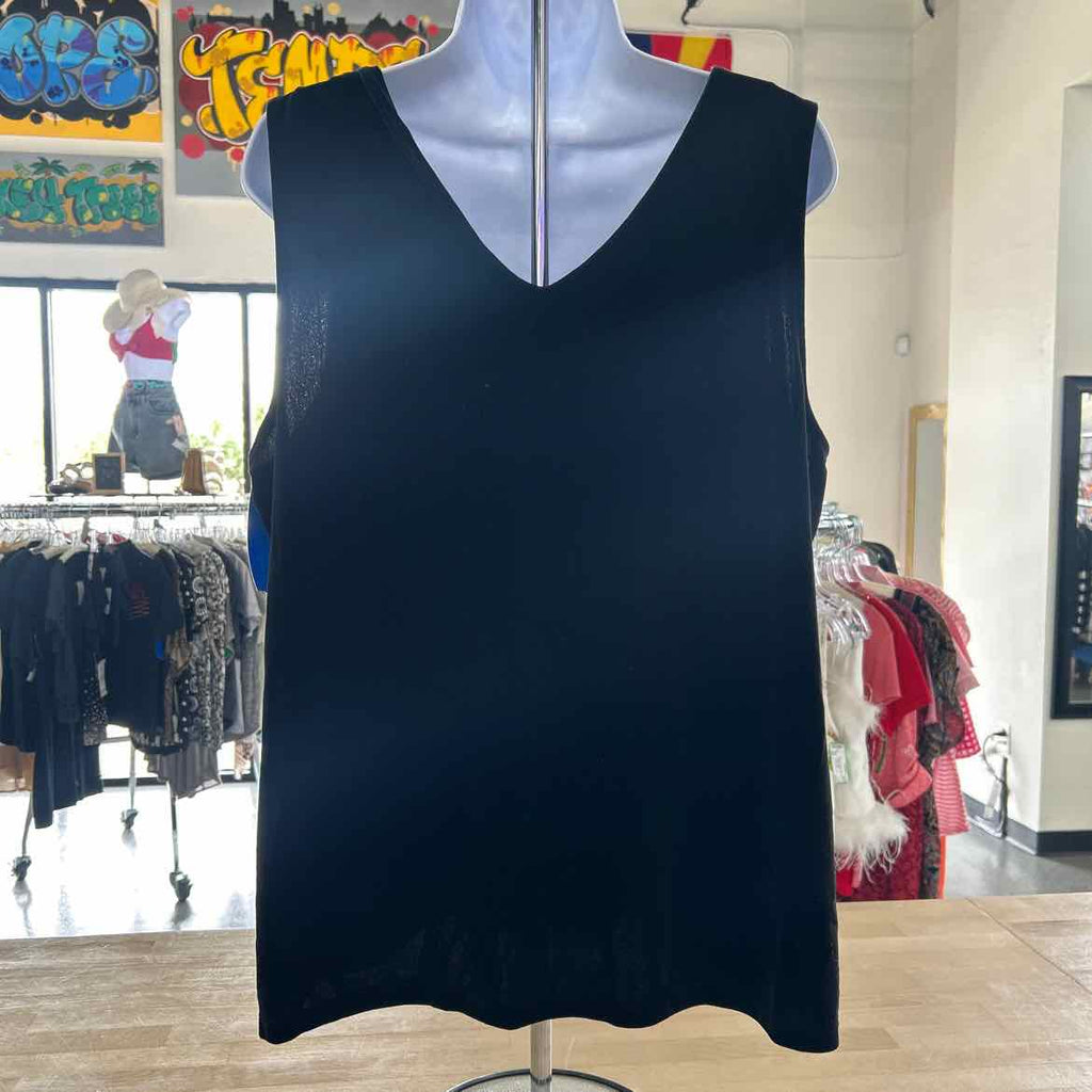 Charter Club Size XL Black Preloved Sleeveless