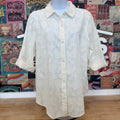 Lauren Conrad Size M White Preloved Longsleeve