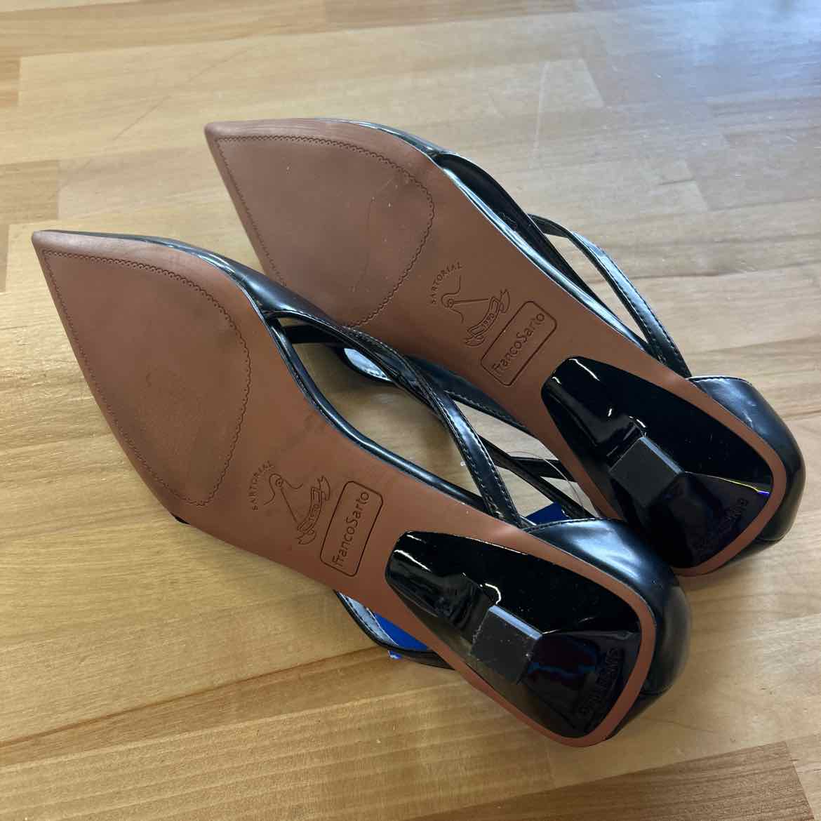 Franco Sarto Size 9.5 Black Preloved Pumps