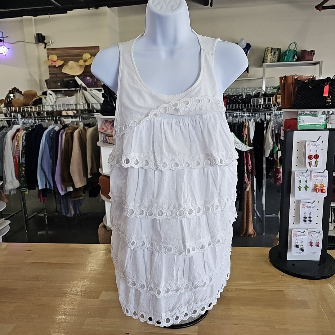 Loft Size L White Sleeveless