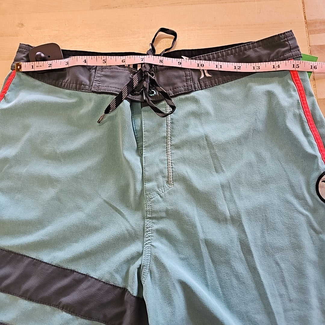 Hurley Size 31 Teal MENS Swimwear