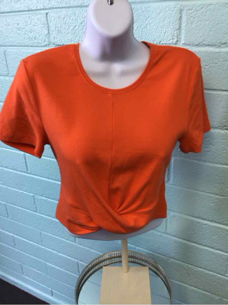 zara Size M Orange Shirt