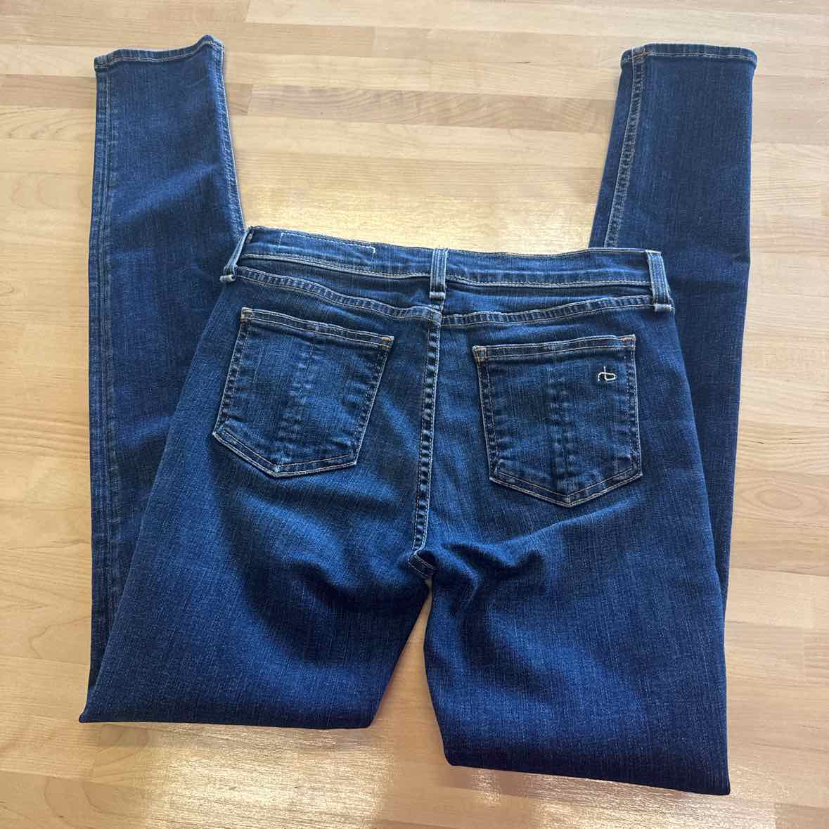 Rag & Bone Size 27 Blue Skinny Jeans