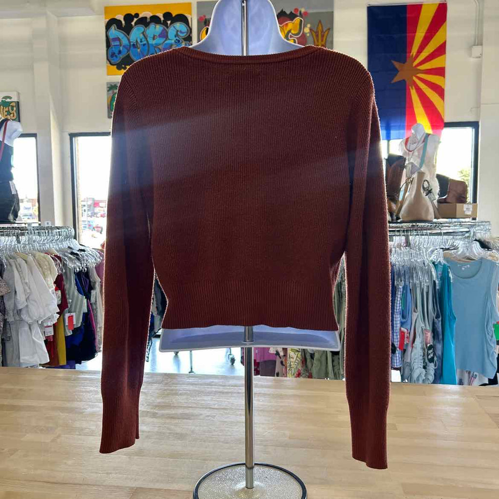 freshman Size M Brown Knit Preloved 2 pc Dress Set