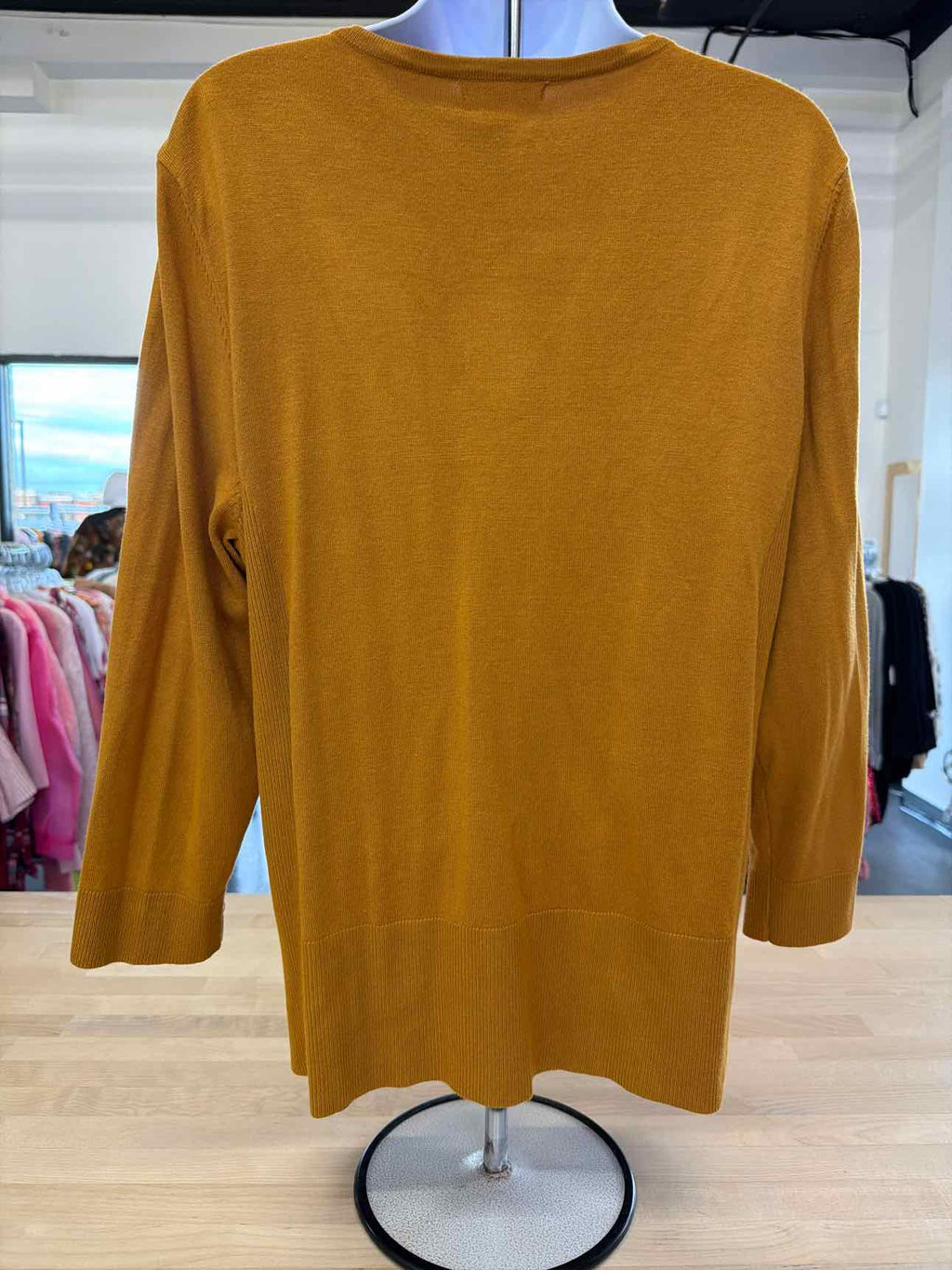 Premise Size XL Orange Cardigan