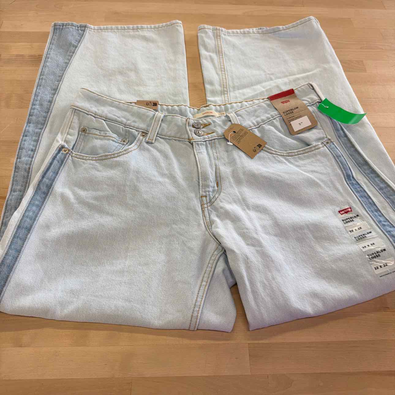 Levi's Superlow Loose Stripe Jeans