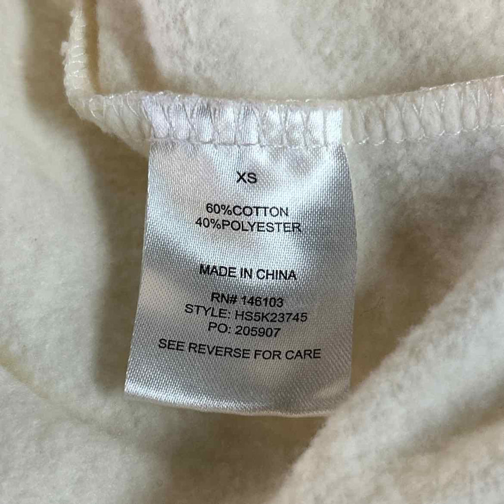 hippie rose Size XS White Green Preloved Sweater