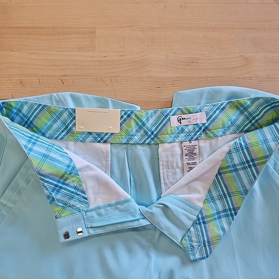 Greg Norman Size 10 Blue New Shorts