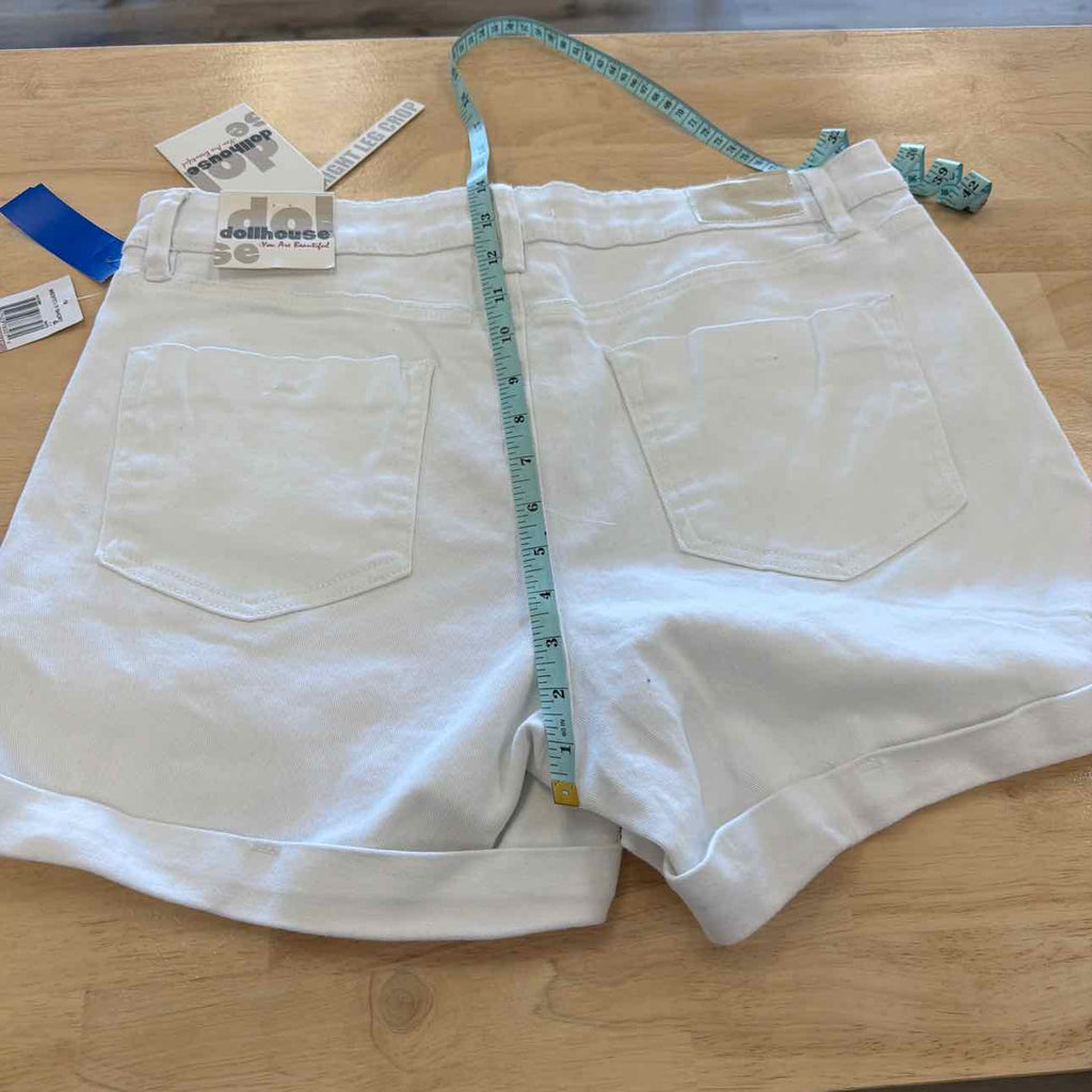 dollhouse Women Size 33 White New Shorts