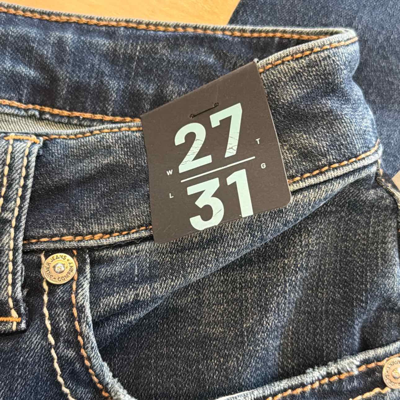 Silver Jean Co. Size 27 Blue Jeans