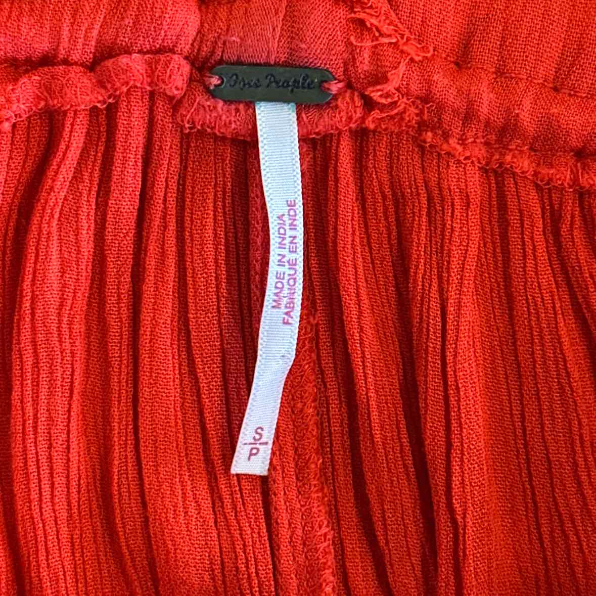 Free People Size S Red Dress