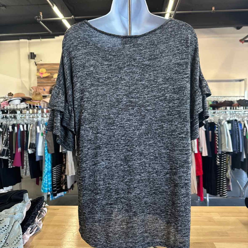 Bobbie Brooks Size M Gray Blouse