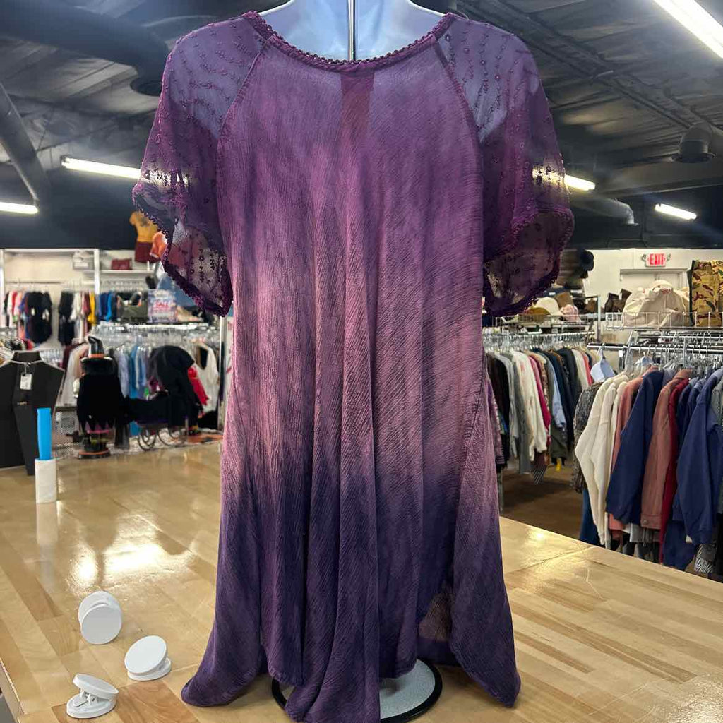 Advance apparel Size PL Purple Preloved Tunic