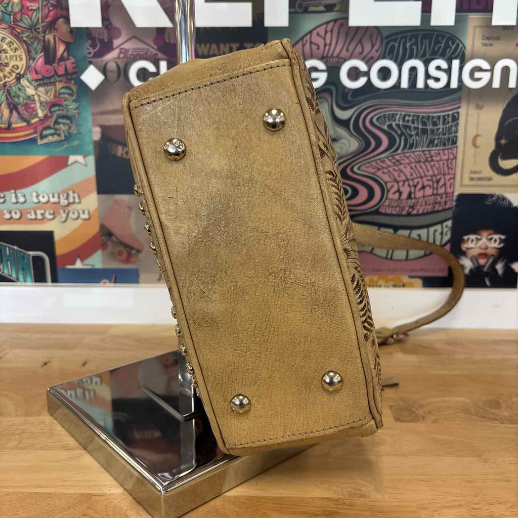 American West Tan Preloved Handbag