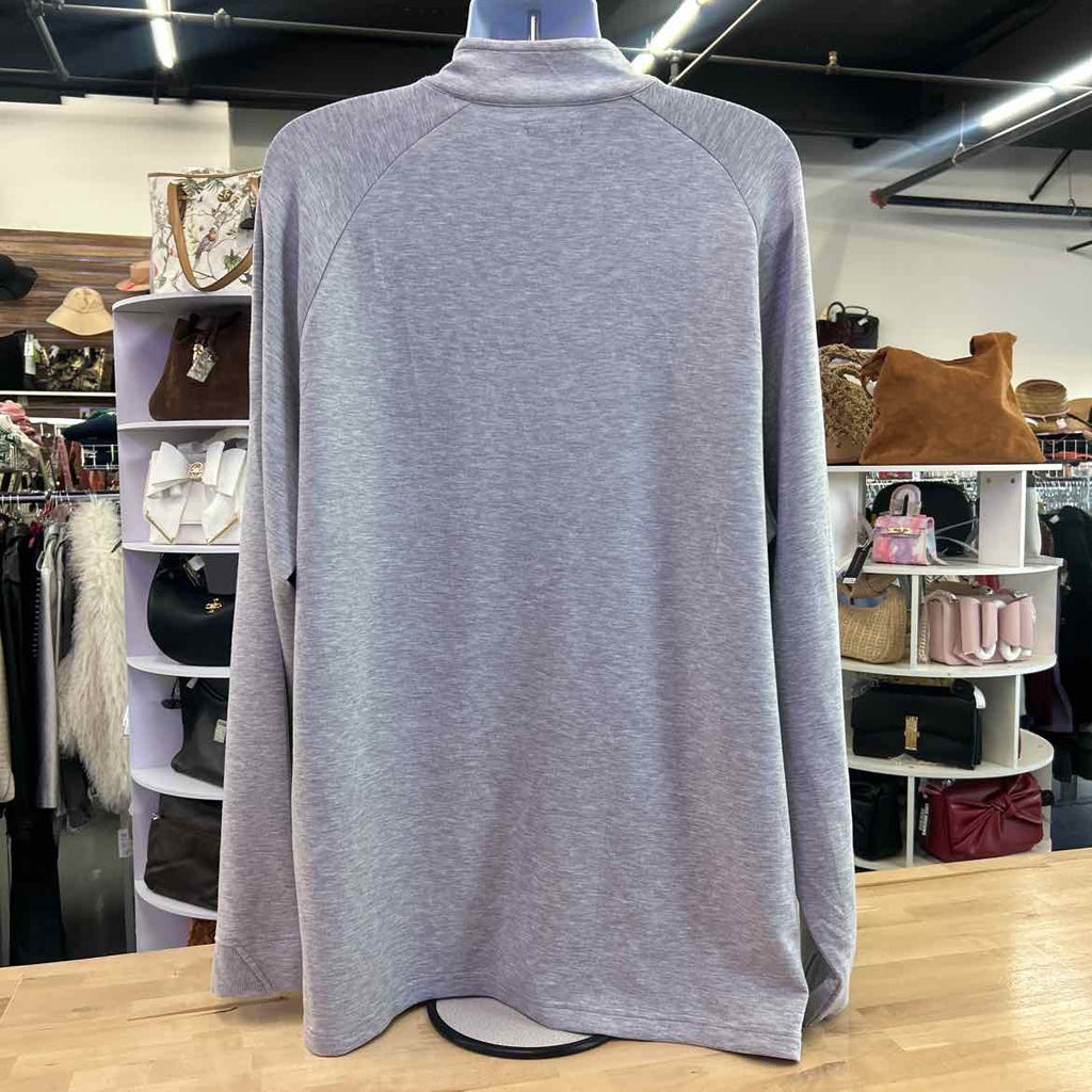 Alfani Men's Alfatech Quarter-Zip Sweatshirt - Casual Grey - XXL